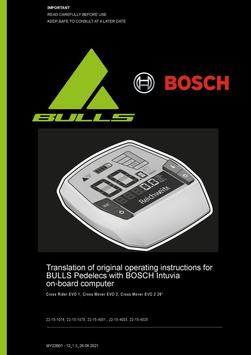 Bulls Cross Rider EVO 1, Gent Translation of original operating instructions