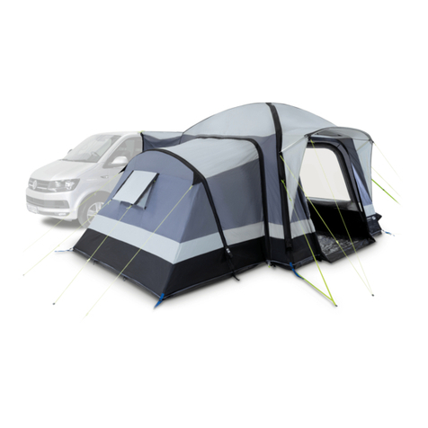 Kampa Cross AIR Annexe Installation and operating manual