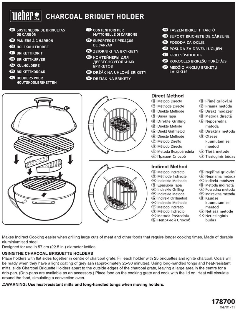 Weber 178700 User manual Weber 178700 User manual