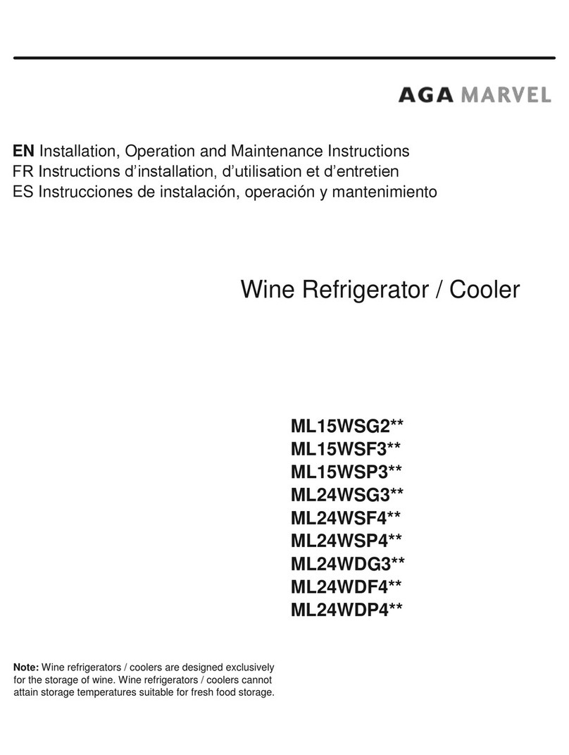 AGA marvel ML15WSG2 Series Manual