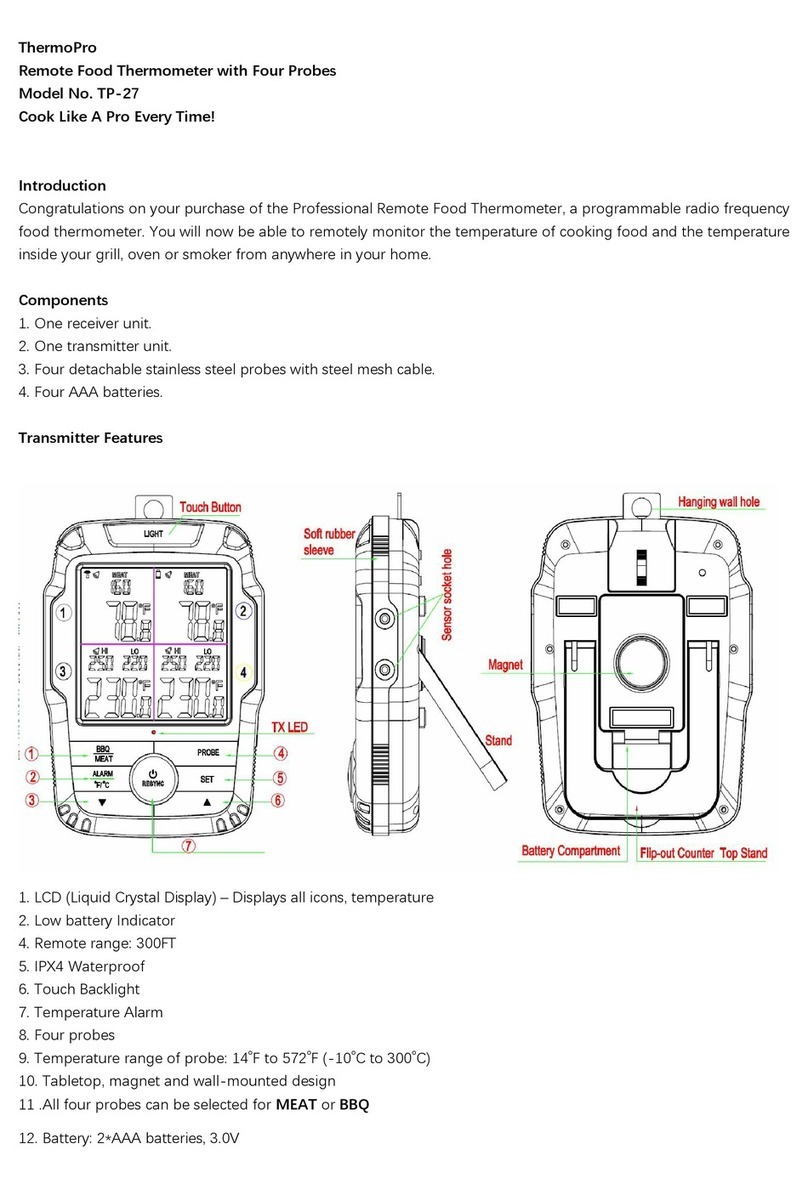 ThermoPro TP-27 manual