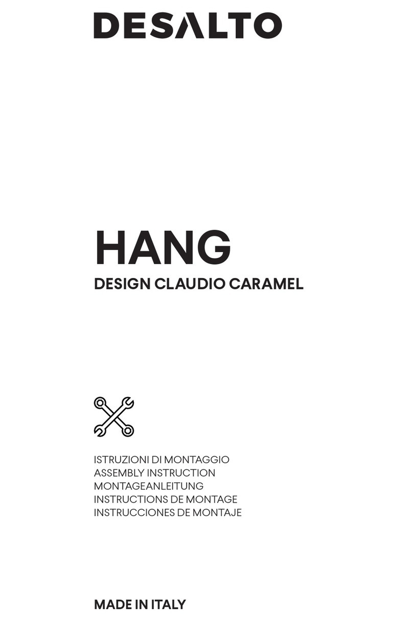Desalto HANG User manual