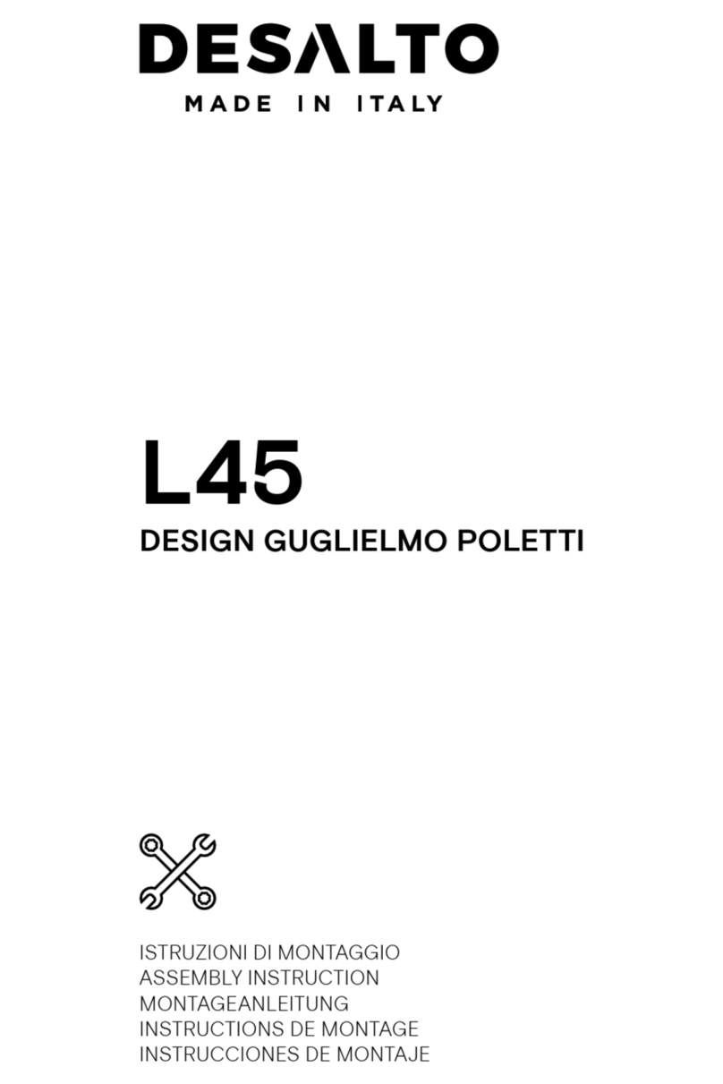 Desalto L45 Assembly instruction