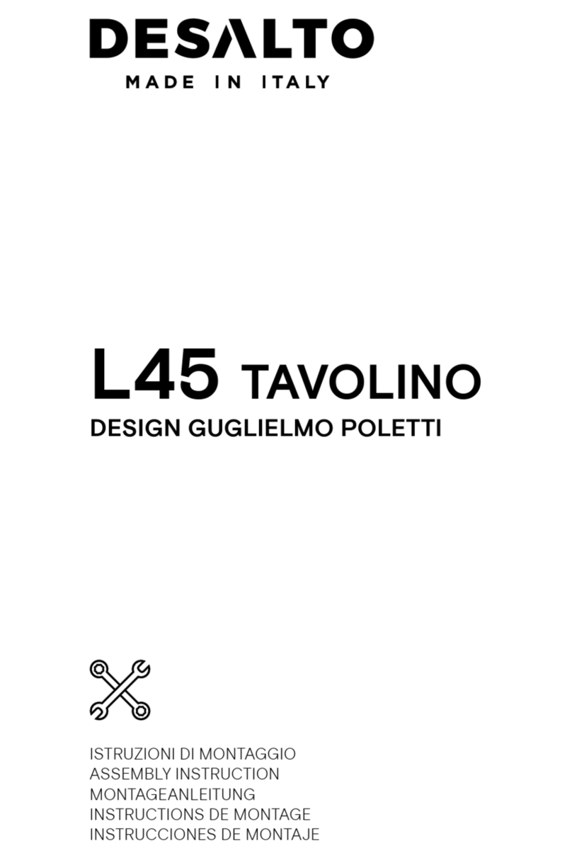 Desalto L45 Assembly instruction
