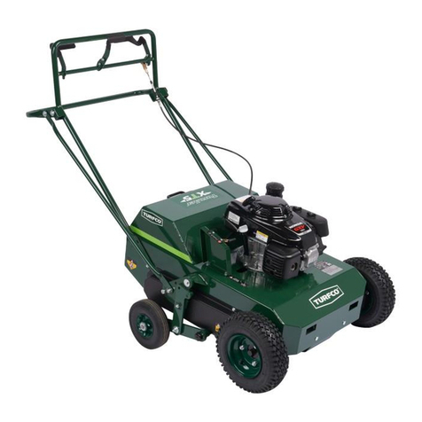 TURFCO TurnAer XT5 Operator and  maintenance manual