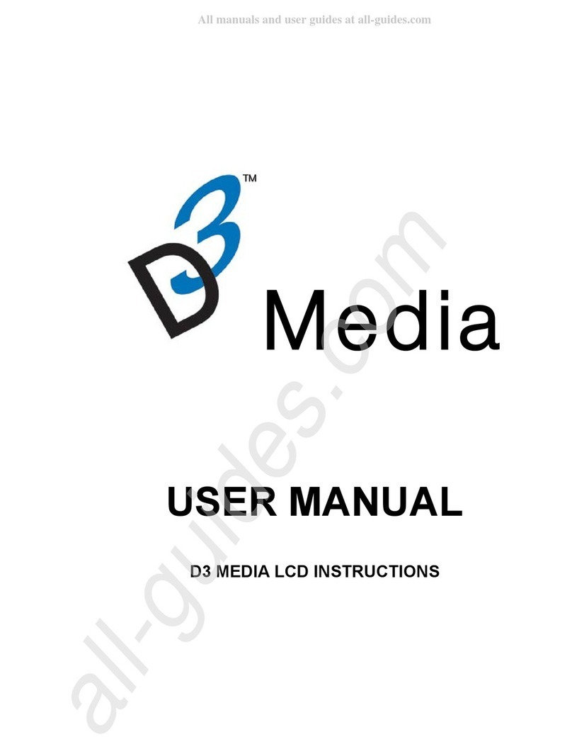 D3 Media LCD user manual