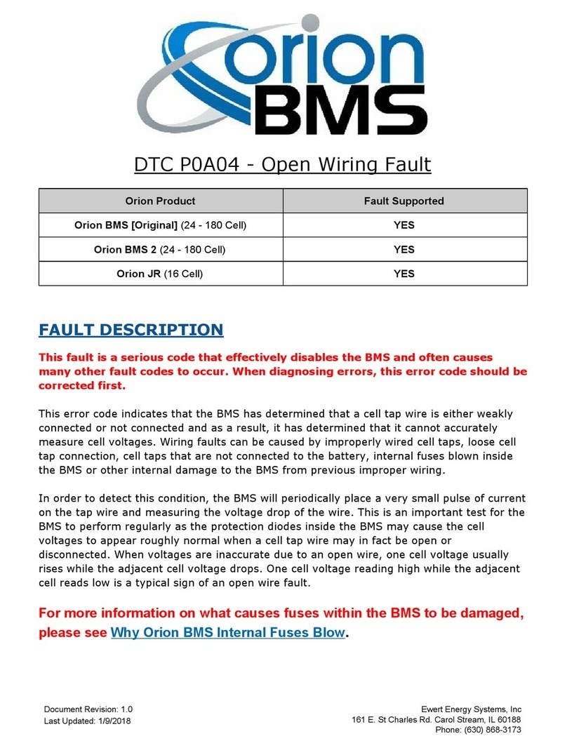 Ewert Energy Systems Orion BMS Troubleshooting
