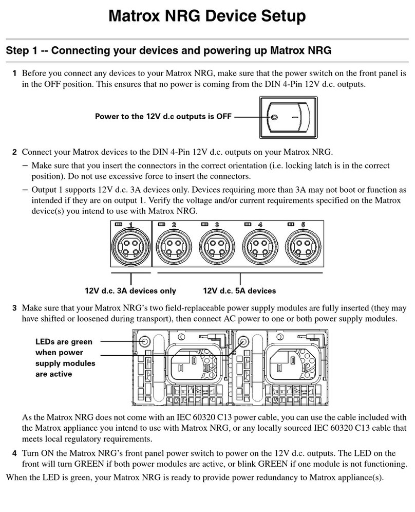 Matrox NRG Device Set Up
