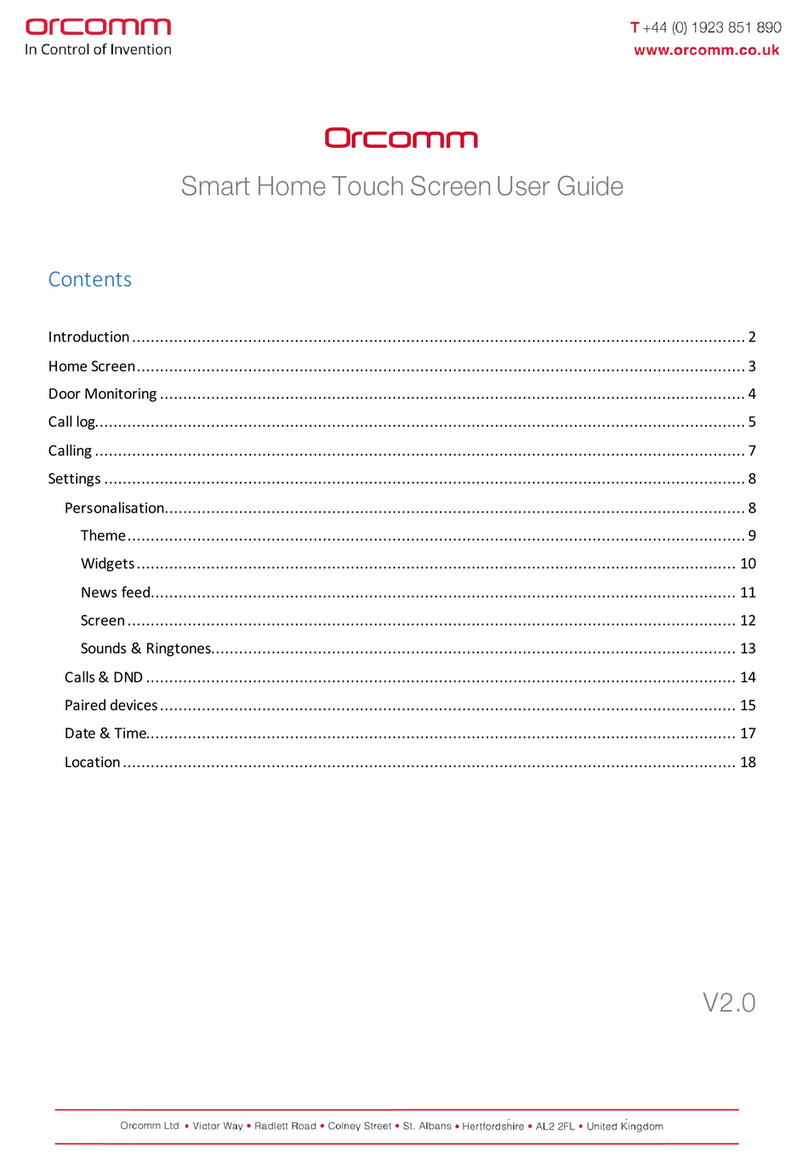 Orcomm ORC 7TF User manual
