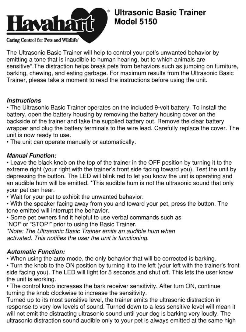 Havahart 5150 quick start guide