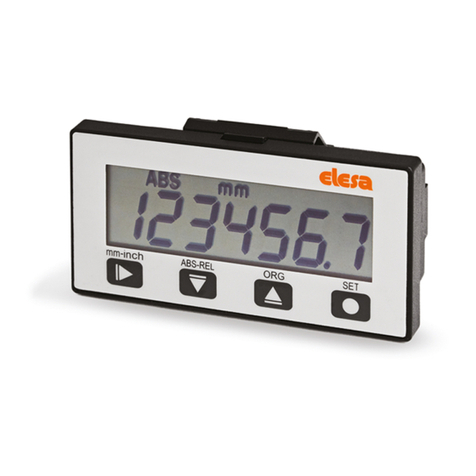 Elesa MPI-R10 operating instructions