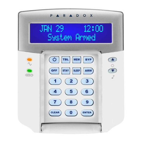 Paradox K32LCD+ User manual