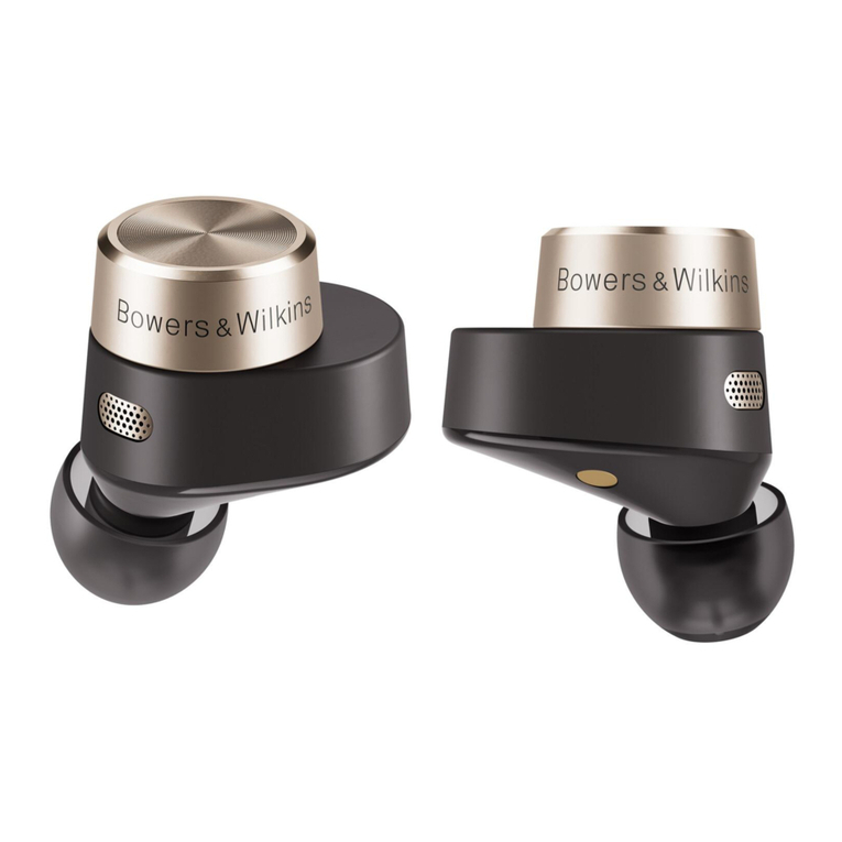 Bowers & Wilkins PI7 quick start guide
