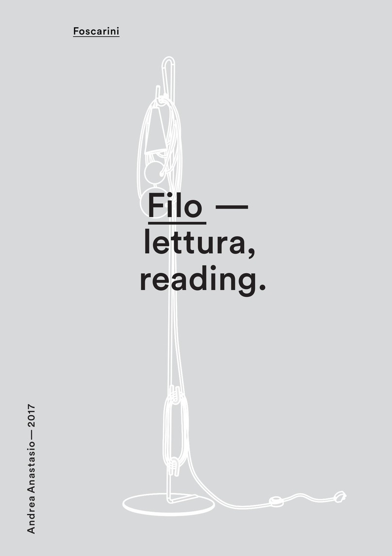 FOSCARINI Filo User manual FOSCARINI Filo User manual