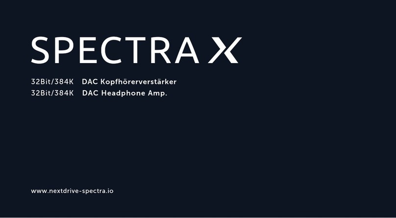 Nextdrive SPECTRA X User manual