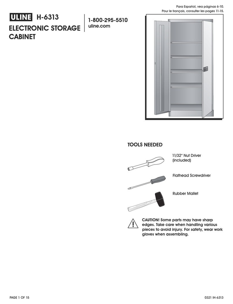 U-Line H-6313 User manual U-Line H-6313 User manual