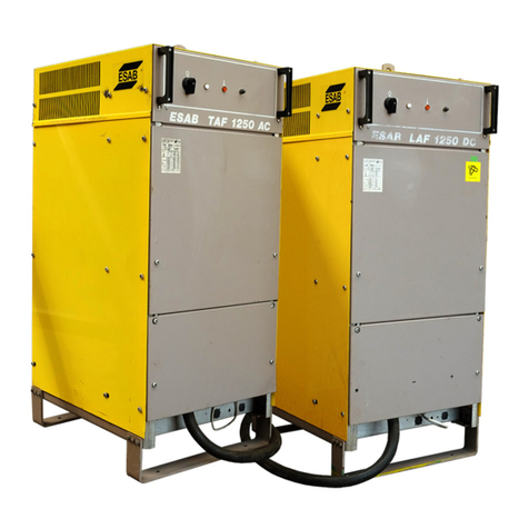 ESAB LAF 800 DC instruction manual