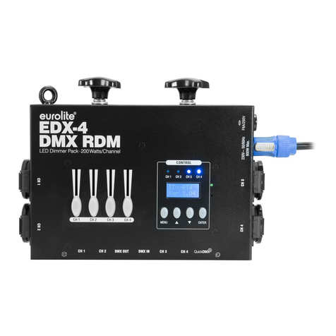 EuroLite EDX-4 DMX RDM user manual