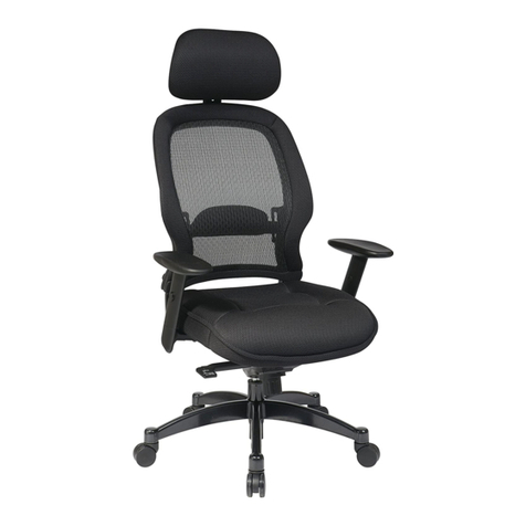 Space Seating SYNCHRO KNEE TILT CHAIR 25004 operating instructions Space Seating SYNCHRO KNEE TILT CHAIR 25004 operating instructions