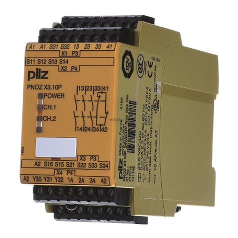 Pilz PNOZ X3.10P User manual Pilz PNOZ X3.10P User manual