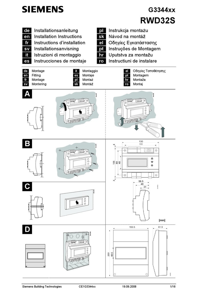 Siemens G3344 Series User manual