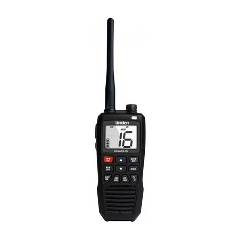 Uniden Atlantis 275 User manual