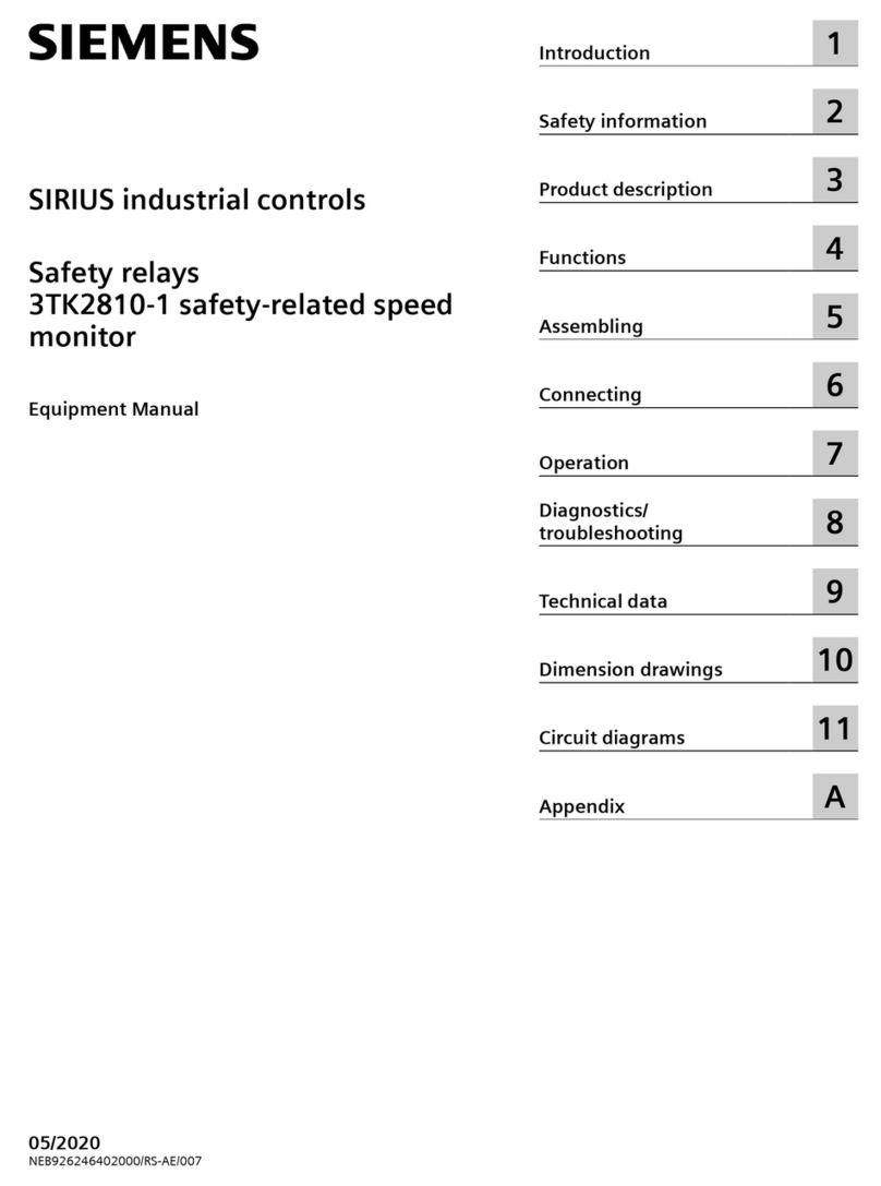 Siemens 3TK2810-1 User manual