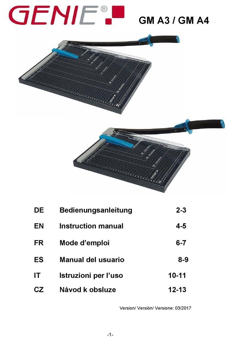 Genie GM A3 instruction manual