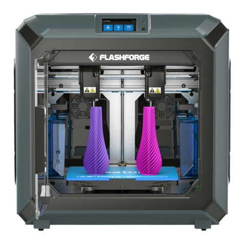 Flashforge Creator 3 quick start guide