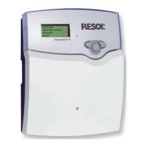 Resol DeltaSol M User manual