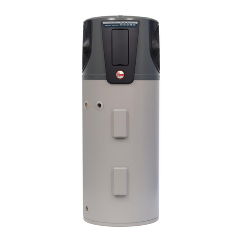 Rheem Air Sourced 270 Ambiheat Sidevent Owner's guide and installation instructions