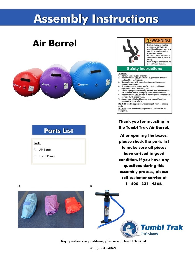 Tumbl Trak Air Barrel User manual