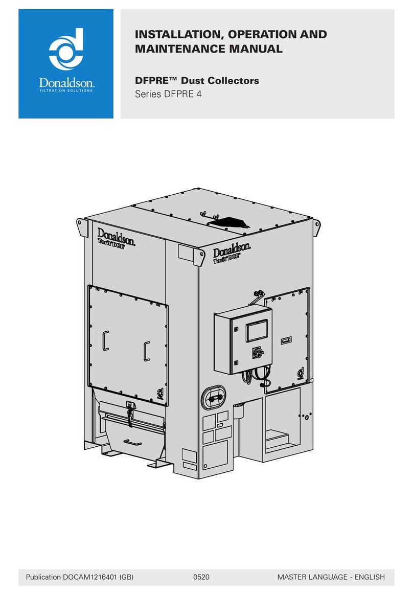 Donaldson DFPRE 4 Series Installation, operation and maintenance manual