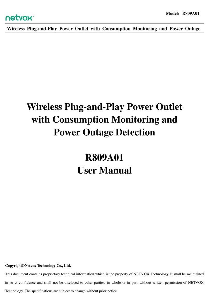 netvox R809A01 user manual