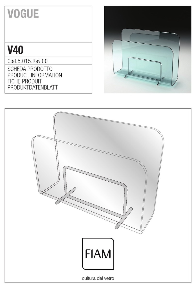 FIAM. VOGUE V40 User manual