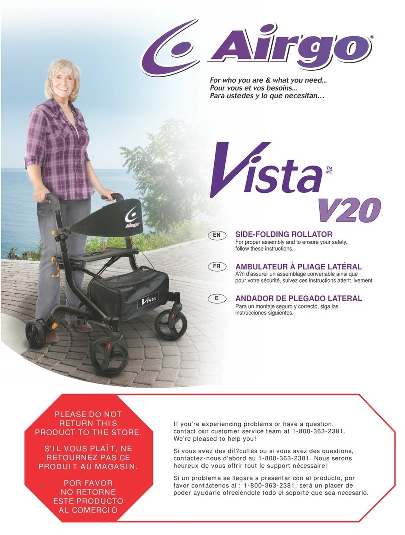 Airgo Vista V20 instructions