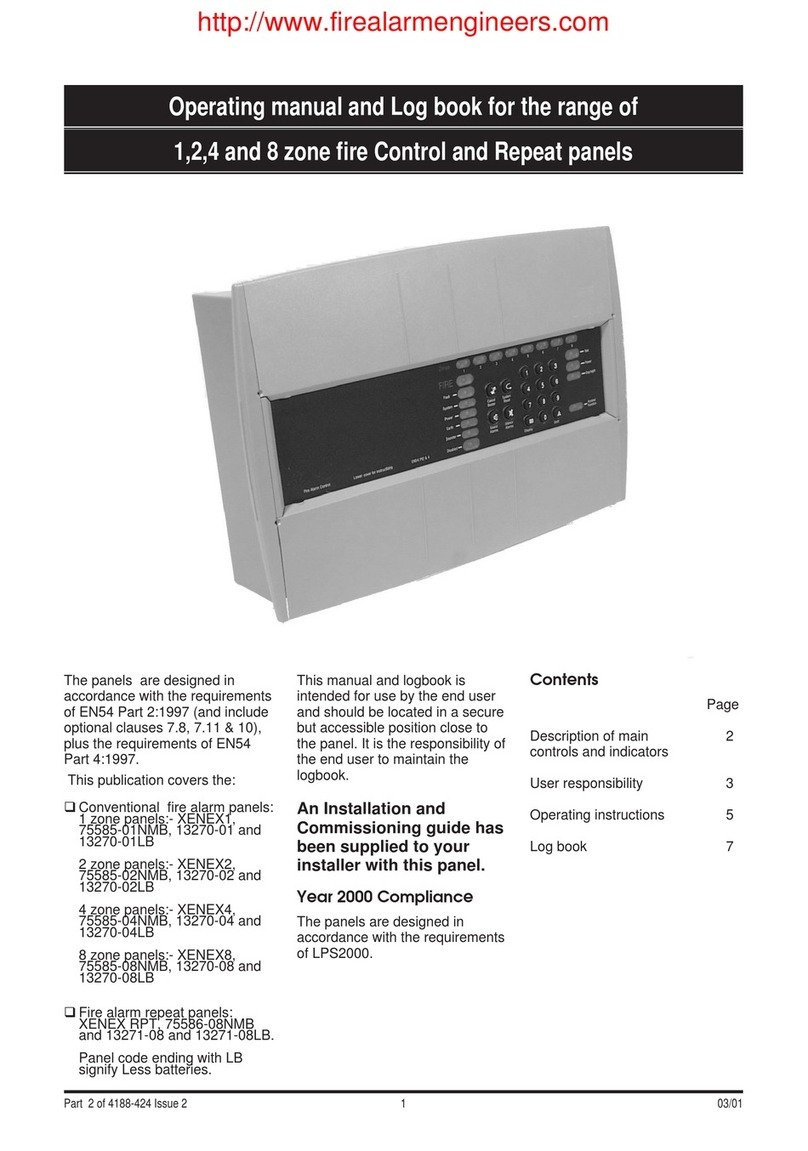 Gent Xenex1 Operating manual and Log book