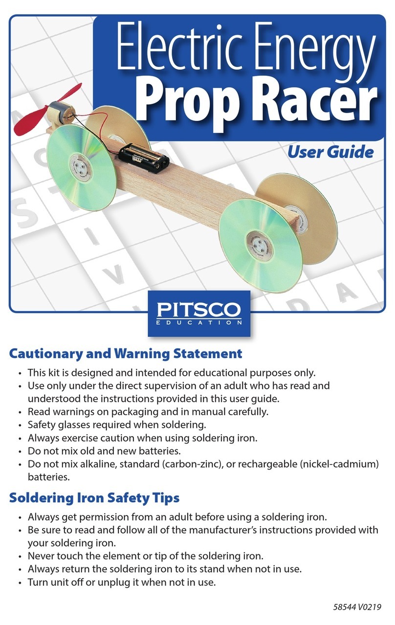 Pitsco Education Electric Energy Prop Racer user guide