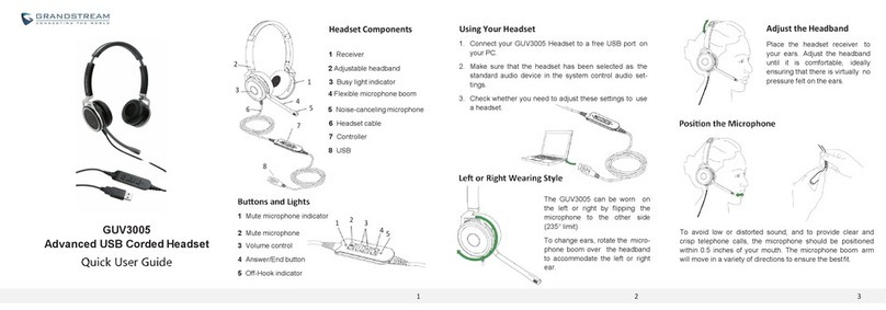 Grandstream Networks GUV3005 Instruction manual