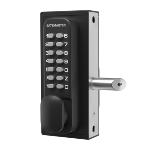 GATEMASTER SUPERLOCK DIGITAL SINGLE SIDED quick start guide GATEMASTER SUPERLOCK DIGITAL SINGLE SIDED quick start guide