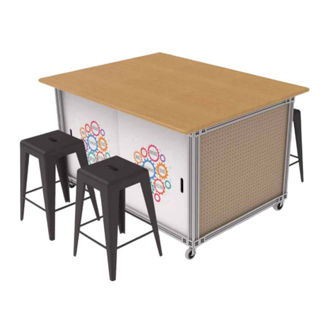 pitsco INNOVATION WORKSTATION Assembly instructions