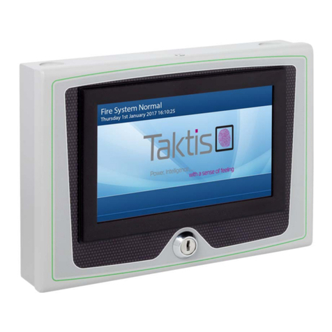 Kentec Electronics Taktis Vision Installation and operation manual Kentec Electronics Taktis Vision Installation and operation manual
