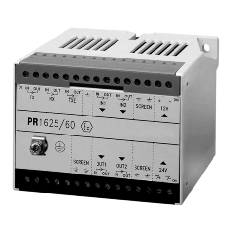 Minebea Intec PR1625/60 Instrument manual