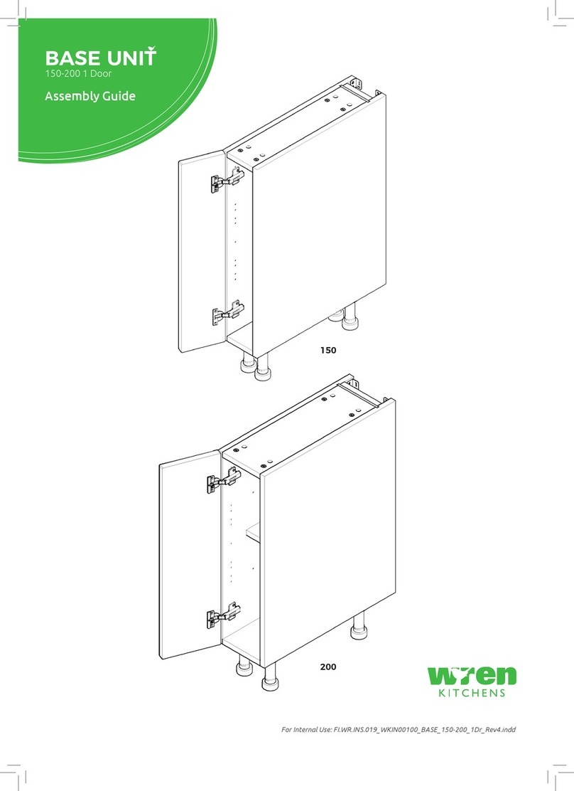 Wren Kitchens BASE UNIT 150 Assembly guide Wren Kitchens BASE UNIT 150 Assembly guide
