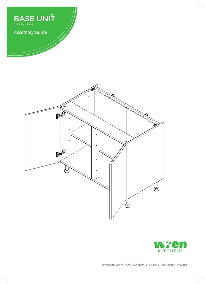 Wren Kitchens BASE UNIT 1000 User manual