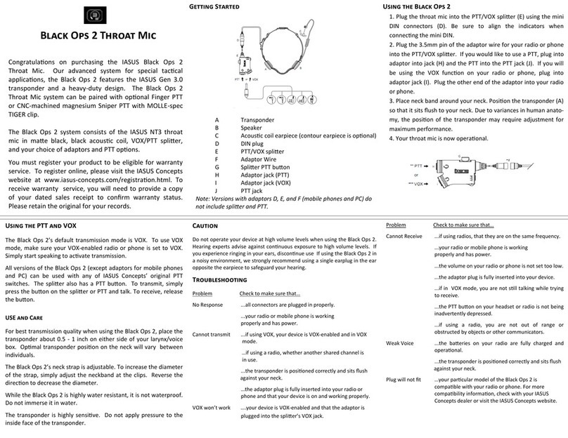 IASUS Black Ops 2 User manual