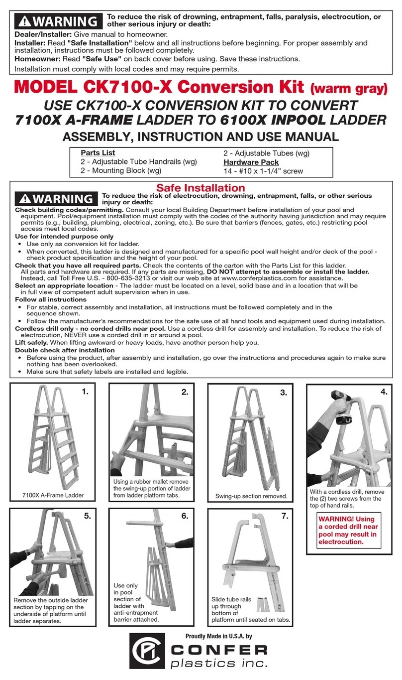 Confer Plastics CK7100-X User manual