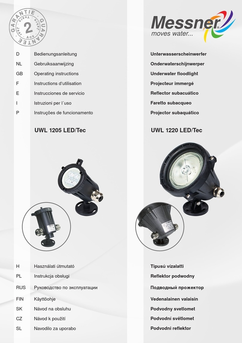 Messner UWL 1205 LED/Tec operating instructions