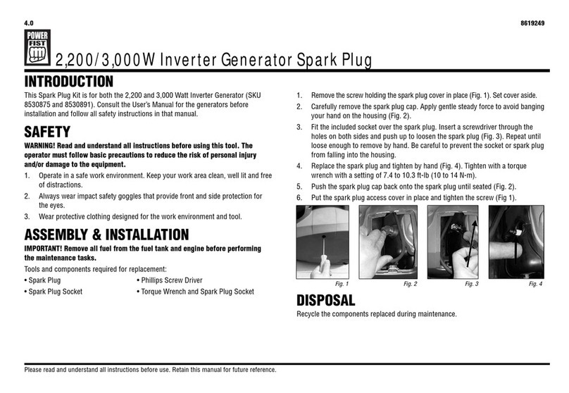 Power Fist 8619249 quick start guide