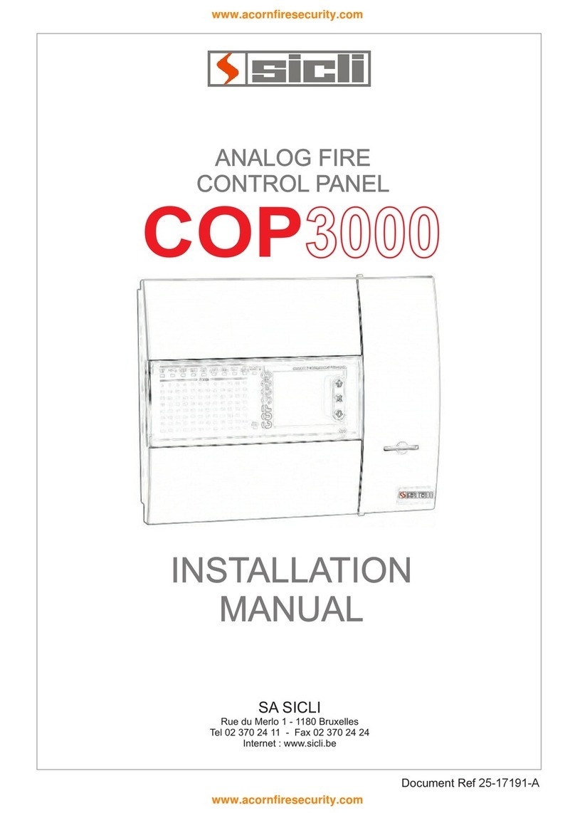 SICLI COP3000 installation manual